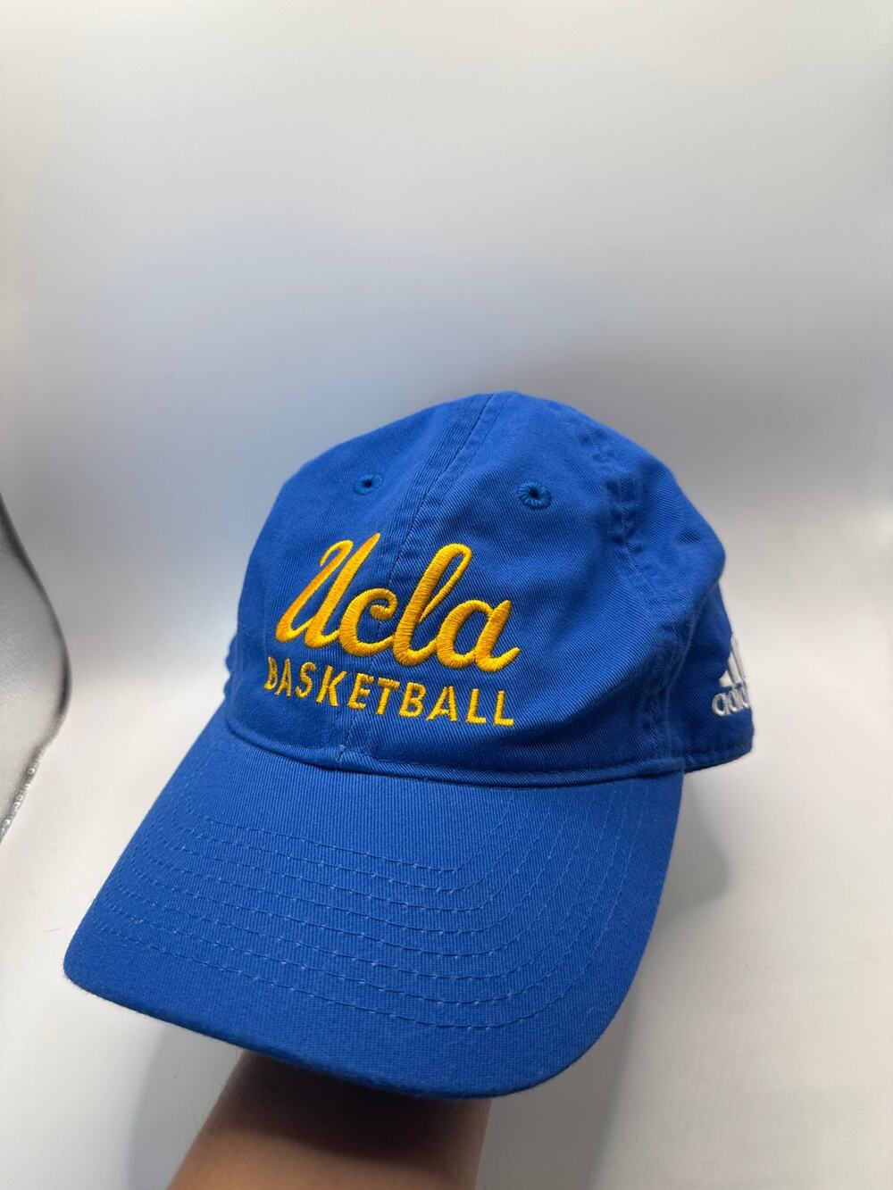 UCLA Bruins Basketball Adidas Blue Gold Adjustable Hat Cap NCAA